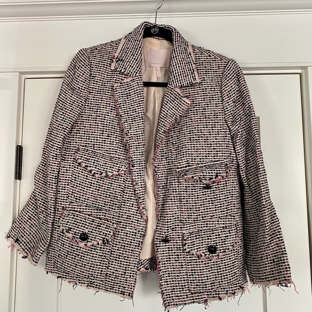 Rebecca Taylor Josie Tweed Jacket Size 8